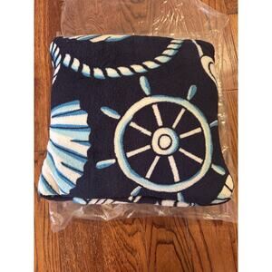 New Vera Bradley Shore Enough Travel Blanket Fleece 45 x 60 Retired Ocean Beach